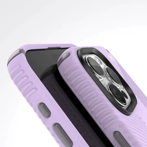 Противоударный чехол Speck Presidio2 Grip MagSafe Spring Purple/Cloudy Grey для iPhone 15 Pro - Фото 5