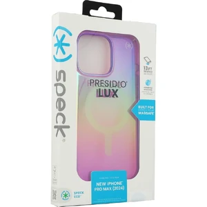 Прозрачный фиолетовый чехол Speck Presidio Lux MagSafe для iPhone 16 Pro Max - Фото 13