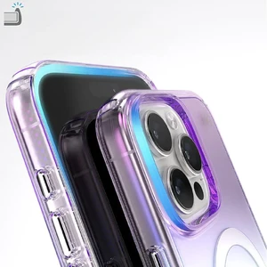 Прозрачный фиолетовый чехол Speck Presidio Lux MagSafe для iPhone 16 Pro Max - Фото 4