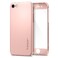 Чехол с защитным стеклом Spigen Thin Fit 360 Rose Gold для iPhone 7/8/SE 2020 - Фото 2