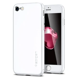 Чехол с защитным стеклом Spigen Thin Fit 360 White для iPhone SE 3 | SE 2 | 8 | 7 042CS21097 - Фото 1