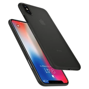 Чехол Spigen Air Skin Black для iPhone X | XS - Фото 4