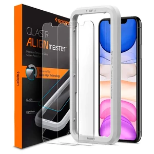 Захисне скло Spigen AlignMaster Screen Protector для iPhone 11 (2 Pack)