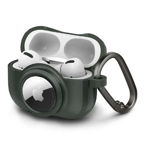 Протиударний чохол Spigen Armor Duo Military Green для AirPods Pro | AirTag - Фото 2