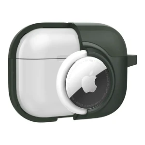 Протиударний чохол Spigen Armor Duo Military Green для AirPods Pro | AirTag - Фото 7