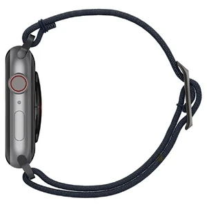 Нейлоновий ремінець Spigen Band Lite Fit Navy для Apple Watch Series 6 | 5 | 4 | SE (44mm) - Фото 4