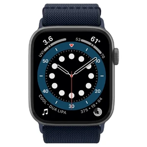 Нейлоновий ремінець Spigen Band Lite Fit Navy для Apple Watch Series 6 | 5 | 4 | SE (44mm) - Фото 3