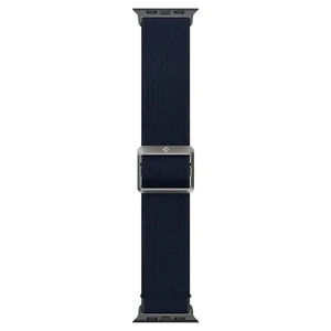 Нейлоновий ремінець Spigen Band Lite Fit Navy для Apple Watch Series 6 | 5 | 4 | SE (44mm) - Фото 6