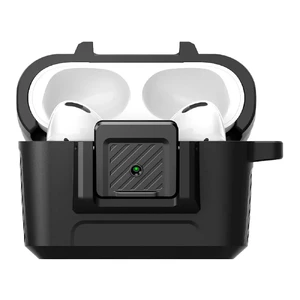 Противоударный чехол Spigen Case Lock Fit Matte Black для AirPods Pro - Фото 2