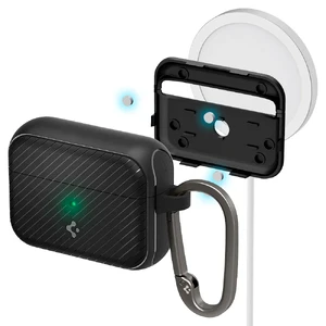 Протиударний чохол Spigen Case Mag Armor MagFit Matte Black для AirPods Pro - Фото 3