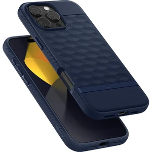 Синий чехол MagSafe Spigen Caseology Parallax для iPhone 16 Pro - Фото 3
