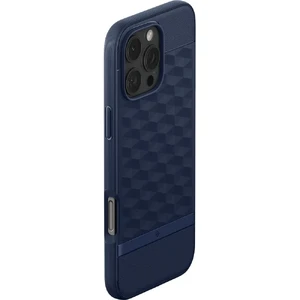Синий чехол MagSafe Spigen Caseology Parallax для iPhone 16 Pro - Фото 4