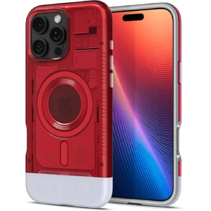 Красный чехол MagSafe Spigen Classic C1 для iPhone 16 Pro 8809971230667 - Фото 1