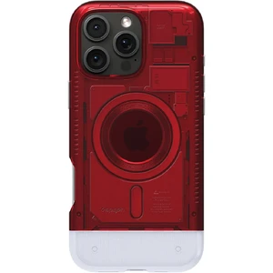 Красный чехол MagSafe Spigen Classic C1 для iPhone 16 Pro - Фото 2