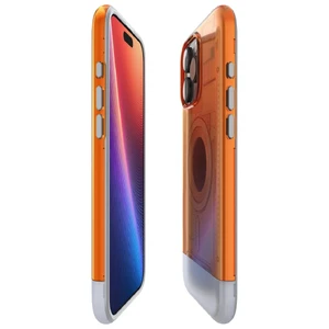 Оранжевый чехол MagSafe Spigen Classic C1 для iPhone 16 Pro - Фото 5