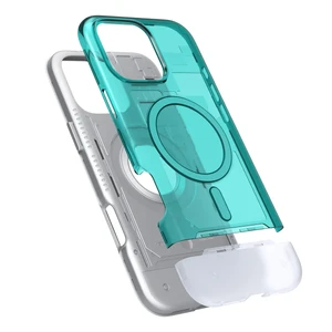 Голубой чехол Spigen Classic C1 Mag MagSafe для iPhone 16 Pro Max - Фото 6
