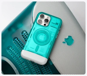 Голубой чехол Spigen Classic C1 Mag MagSafe для iPhone 16 Pro Max - Фото 10