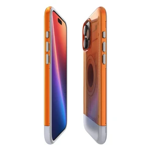 Оранжевый чехол MagSafe Spigen Classic C1 для iPhone 16 Pro Max - Фото 5