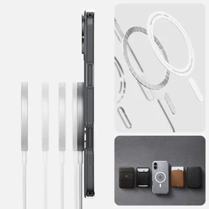 Прозорий чохол Spigen Crystal Flex Mag MagSafe для iPhone 16 - Фото 11