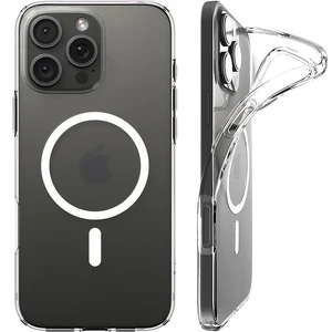Прозрачный белый чехол Spigen Crystal Flex Mag для iPhone 16 Pro - Фото 16