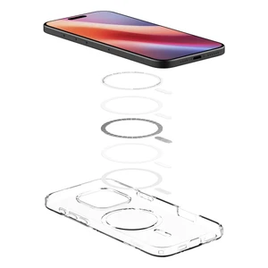 Прозрачный белый чехол Spigen Crystal Flex Mag для iPhone 16 Pro Max - Фото 8