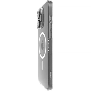 Прозрачный белый чехол Spigen Crystal Flex Mag для iPhone 16 Pro Max - Фото 15