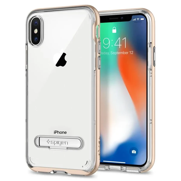 Чохол Spigen Crystal Hybrid Champagne Gold для iPhone X | XS у Рівному