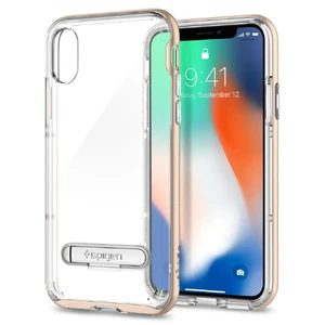 Чехол Spigen Crystal Hybrid Champagne Gold для iPhone X | XS - Фото 2