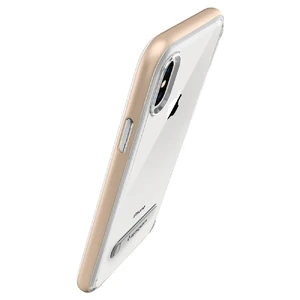 Чехол Spigen Crystal Hybrid Champagne Gold для iPhone X | XS - Фото 5