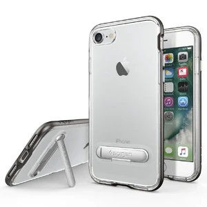 Чохол Spigen Crystal Hybrid Gunmetal для iPhone SE 3 | SE 2 | 8 | 7 042CS20459 - Фото 1