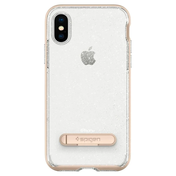 Чохол-накладка Spigen Crystal Hybrid Glitter Gold Quartz для iPhone X | XS у Рівному