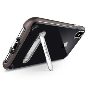 Чохол Spigen Crystal Hybrid Gunmetal для iPhone X | XS - Фото 4