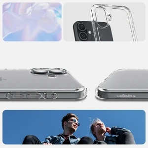 Прозорий чохол Spigen Crystal Hybrid для iPhone 16 - Фото 5