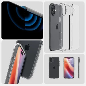 Прозорий чохол Spigen Crystal Hybrid для iPhone 16 - Фото 6