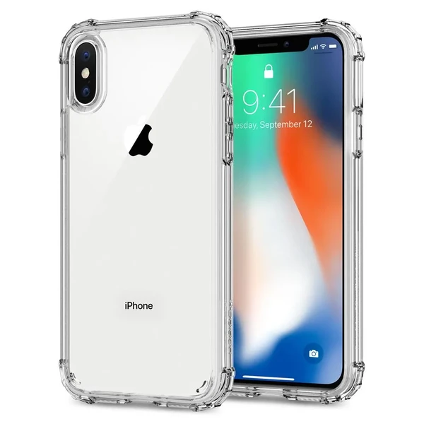 Чехол Spigen Crystal Shell Crystal Clear для iPhone X | XS