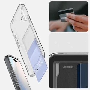 Прозорий чохол зі слотом для карт Spigen Crystal Slot для iPhone 16 - Фото 10