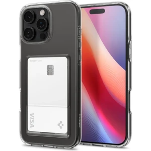Прозрачный чехол со слотом для карт Spigen Crystal Slot для iPhone 16 Pro 8809971230568 - Фото 1
