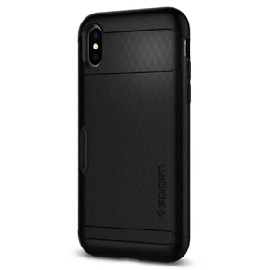 Чохол Spigen Crystal Wallet Black для iPhone X | XS - Фото 7