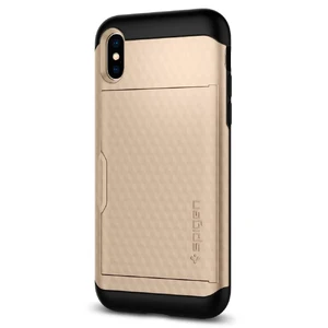 Чохол Spigen Crystal Wallet Champagne Gold для iPhone X | XS - Фото 7