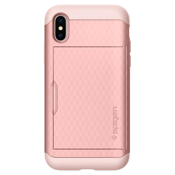 Чохол Spigen Crystal Wallet Rose Gold для iPhone X | XS у Вінниці
