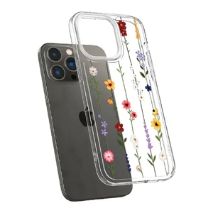 Прозорий чохол Spigen Cyrill Cecile Flower Garden для iPhone 14 Pro - Фото 4