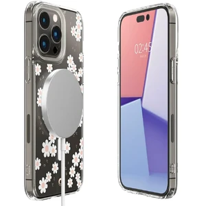 Прозрачный чехол Spigen Cyrill Cecile Mag MagSafe White Daisy для iPhone 14 Pro - Фото 4