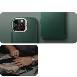 Зеленый чехол Spigen Cyrill Kajuk Mag для iPhone 16 Pro - Фото 10