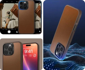Коричневий чохол MagSafe Spigen Cyrill Kajuk для iPhone 16 Pro - Фото 13