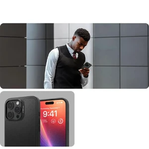 Чорний чохол Spigen Cyrill Kajuk Mag MagSafe для iPhone 16 Pro - Фото 11