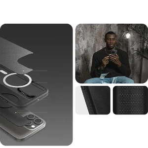 Чорний чохол Spigen Cyrill Kajuk Mag MagSafe для iPhone 16 Pro - Фото 13
