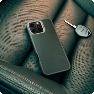 Зелений шкіряний чохол Spigen Cyrill Kajuk Mag для iPhone 16 Pro Max - Фото 10
