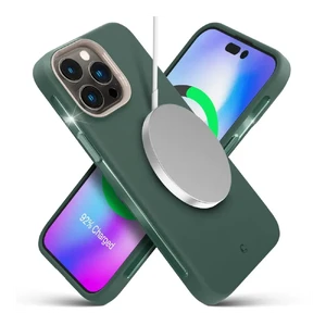 Силиконовый чехол Spigen Cyrill Ultra Color Mag MagSafe Kale для iPhone 14 Pro Max ACS04878 - Фото 1