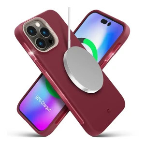 Силиконовый чехол Spigen Cyrill Ultra Color Mag MagSafe Sangria для iPhone 14 Pro Max  - Фото 1