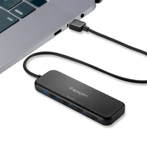 Ультратонкий 4-портовый концентратор Spigen Essential F101 USB 3.0 Hub - Фото 5